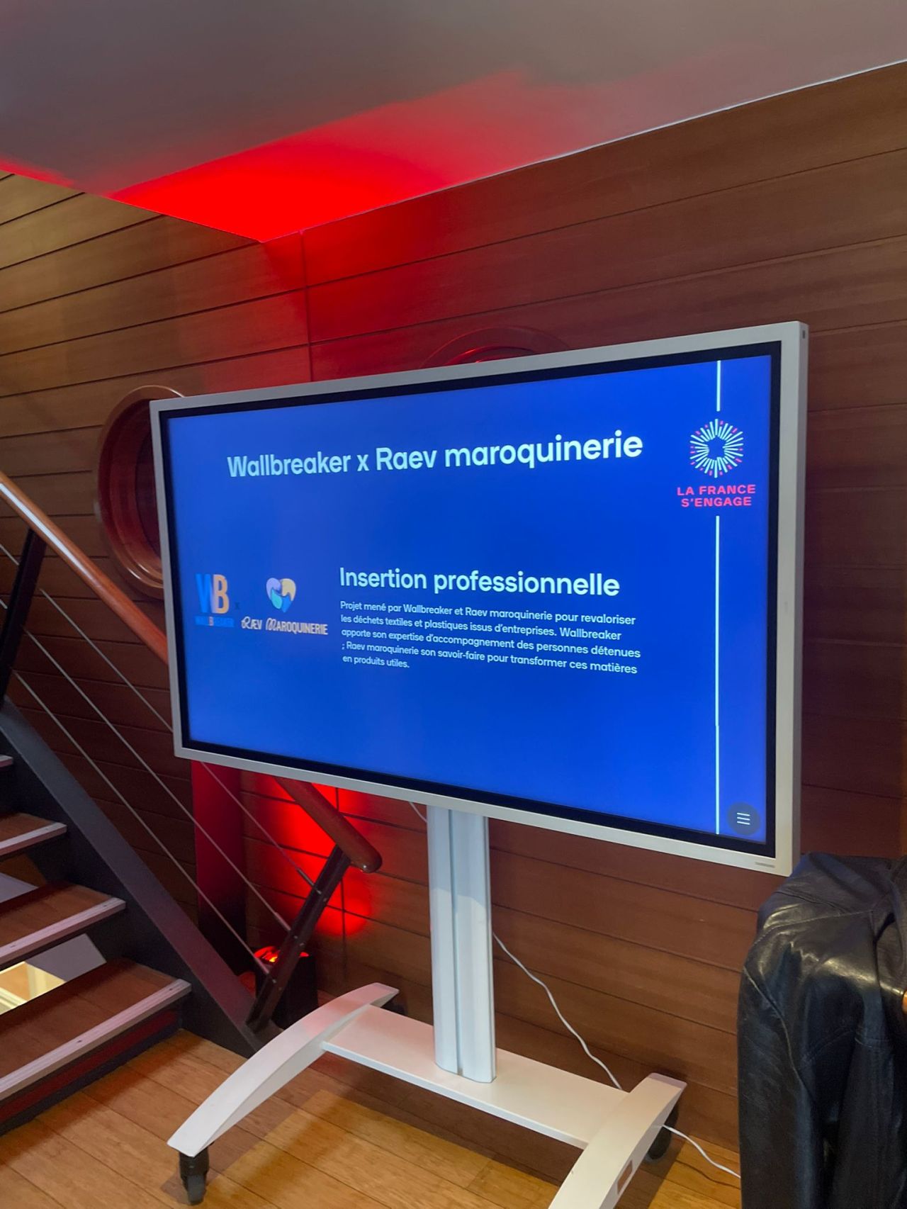 Capture d’écran d’une publication conçue pour les réseaux sociaux - Raev atelier